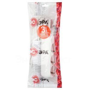 Удлинитель U-3e-3m 3х3м с заземл. ПВС 3х1 16А ЭРА Б0028370