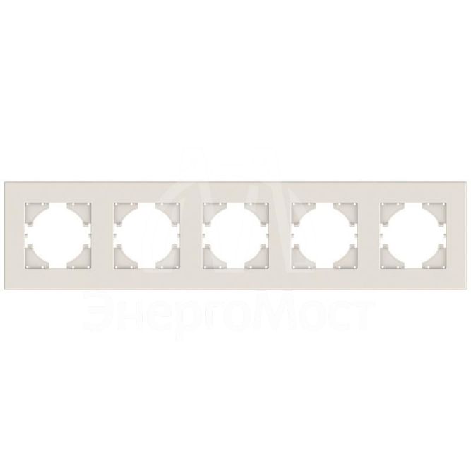 Рамка 5-местн. City беж. GUSI С1115-003