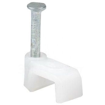 Скоба крепежная квадратная плоская 4мм (уп.50шт) EKF plcn-ss-4