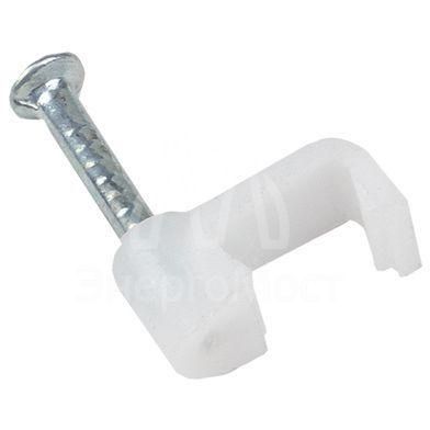 Скоба крепежная квадратная плоская 4мм (уп.50шт) EKF plcn-ss-4