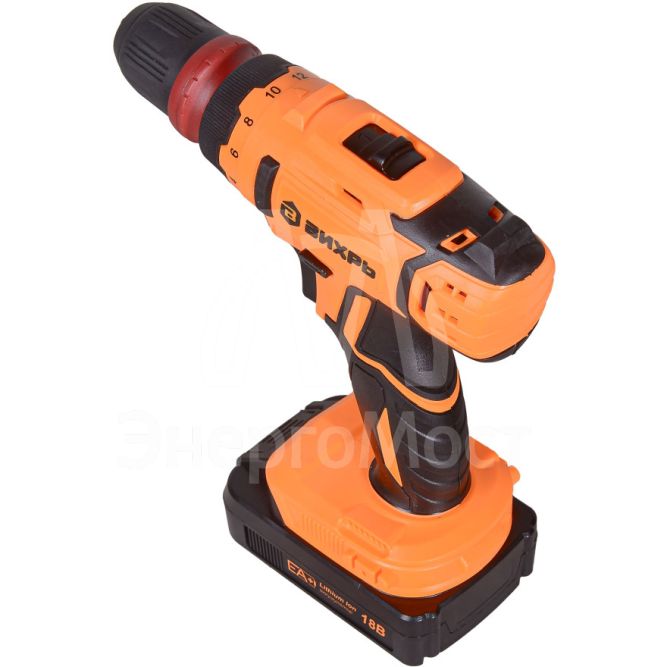 Дрель-шуруповерт Вихрь ДА-18Л-2КC