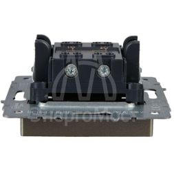 Выключатель перекрестный 1-кл. СП BRITE 10А ВС10-1-3-БрБ шампань IEK BR-V13-0-10-K37