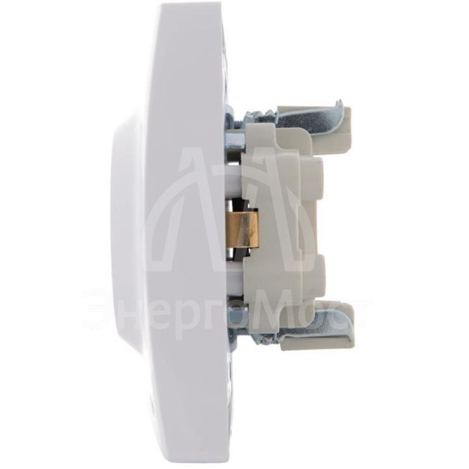 Розетка 2-м СП KARINA термопласт с заземл. бел. LEZARD 707-0200-127B