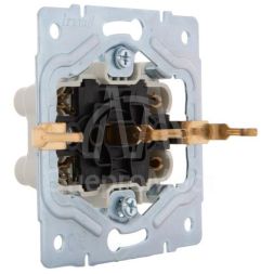 Розетка 2-м СП KARINA термопласт с заземл. бел. LEZARD 707-0200-127B