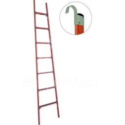 Лестница приставная диэлектрическая ЛСПД-2.0 ТК стеклопластик. Антиток Д471537