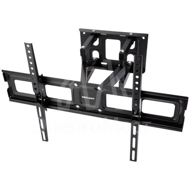 Кронштейн для телевизора 37-70 дюймов наклонно-поворотный двойное колено HOME Rexant 38-0370
