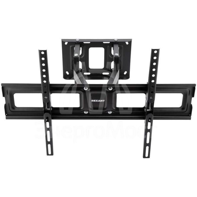 Кронштейн для телевизора 37-70 дюймов наклонно-поворотный двойное колено HOME Rexant 38-0370