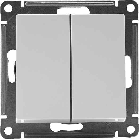 Механизм выключателя 2-кл. СП AtlasDesign 10А IP20 (сх. 5) 10AX бел. SchE ATN000151