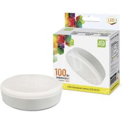 Лампа светодиодная LED-GX53-standard 10Вт таблетка 3000К тепл. бел. GX53 900лм 160-260В ASD 4690612005119