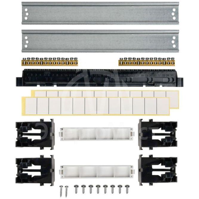 Корпус пластиковый ЩРВ-П-24 IP41 черн. прозр. дверь TEKFOR IEK TF5-KP12-V-24-41-K01-K03