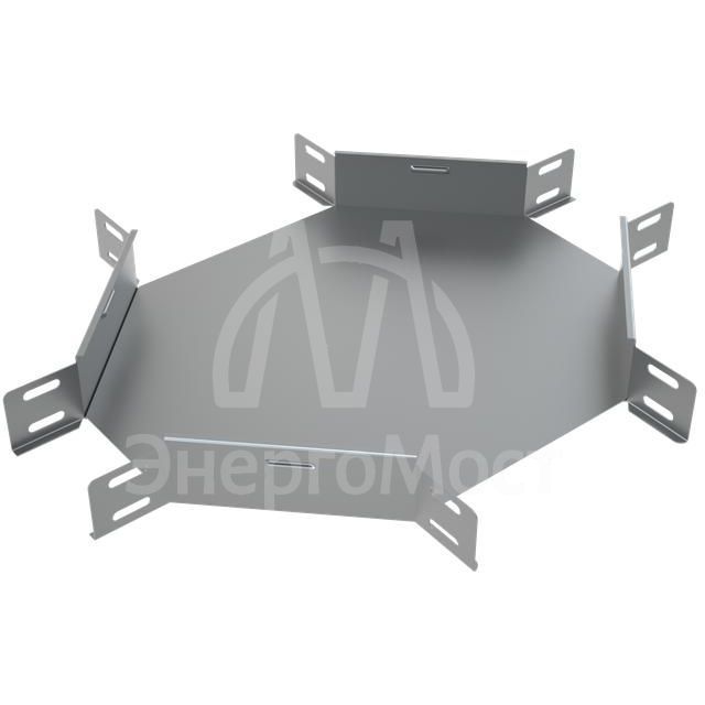 Ответвитель для лотка Х-образ. 300х50 сталь 1мм XD50-300 КМ LO0143