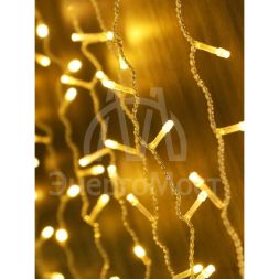 Гирлянда &amp;quot;Занавес&amp;quot; LDCL720-WW-E 720 тепл. Бел. светодиодов 2.4х2м 24 нитей соединяемый до 8шт для помещений SHLights 4690601045294
