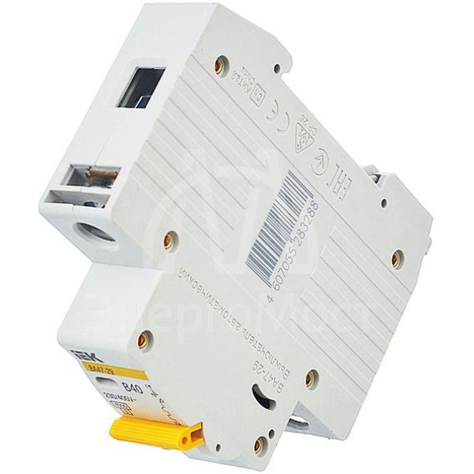 Выключатель автоматический модульный 1п B 40А 4.5кА ВА47-29 KARAT IEK MVA20-1-040-B