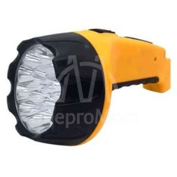Фонарь аккумуляторный ручной MLA 04 15LED 200лм 6ч 2 реж. з/у 230В черн.-желт. IN HOME 4690612031781