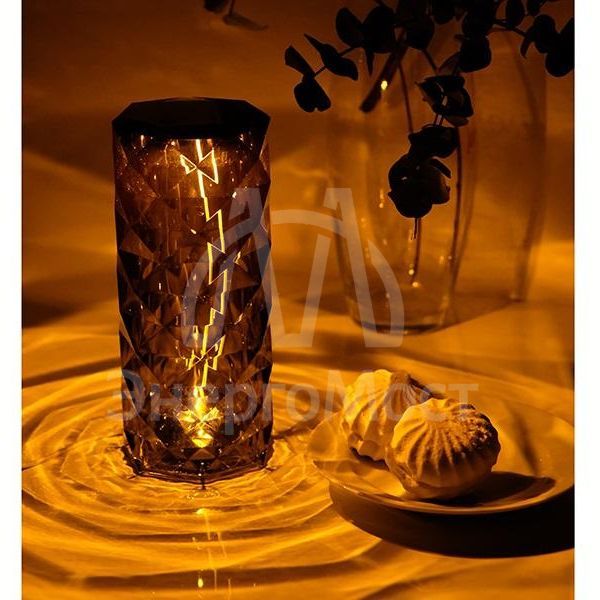 Светильник светодиодный CTL3-USB 3Вт 120лм 5В 2SMD IP20 диммер: 2700-3000К/4000-4500К/6000-6500К ночник настольный черн. кристалл акрил ФАZА 5040861