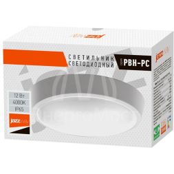 Светильник светодиодный PBH-PC-OA 12Вт 4000К IP65 (аналог НПБ) JazzWay 1024602A