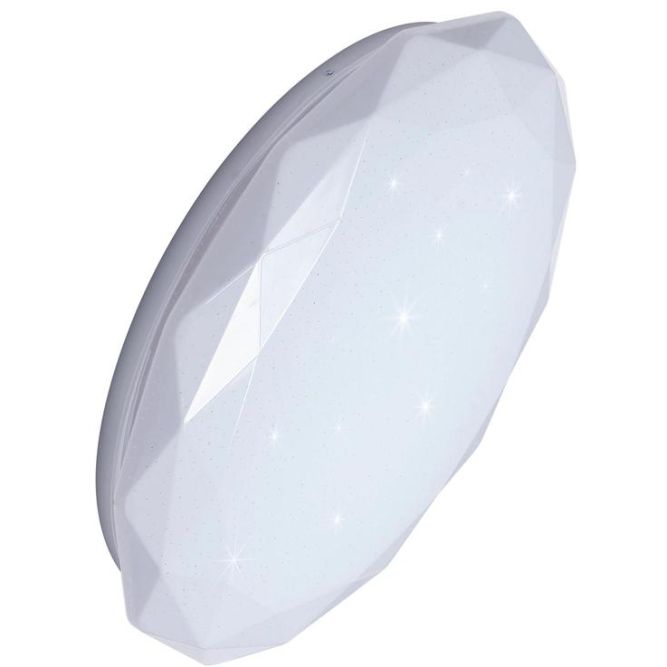 Светильник светодиодный Classic DIAMOND 18Вт 230В 4000К 1170лм 248х48мм настенно-потолочный КОСМОС KCDiam18W_4000