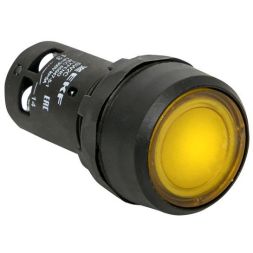 Кнопка SW2C-10D с подсветкой желт. NO EKF sw2c-md-y
