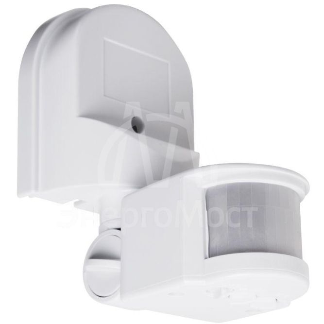 Датчик движения настенный ДДС 01 180град. 1200Вт 10-2000Лк 2-12м 10-420сек IP44 Rexant 11-9205