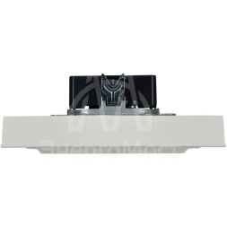 Розетка 2-м СП BRITE РСш12-3-БрБ 16А в сборе с заземл. защ. шторки бел. IEK BR-R24-16-K01-F