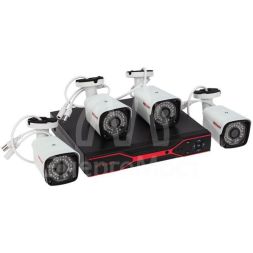 Комплект видеонаблюдения 4 наружные камеры AHD/5.0 1944P Rexant 45-0550