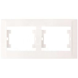 Рамка 2-м Defne горизонт. бел. Makel 42001702