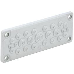 Ввод кабельный мембранный 25 отверстий d5-26мм IP65 (без клипс) TITAN IEK TI-01D-MC-025-65