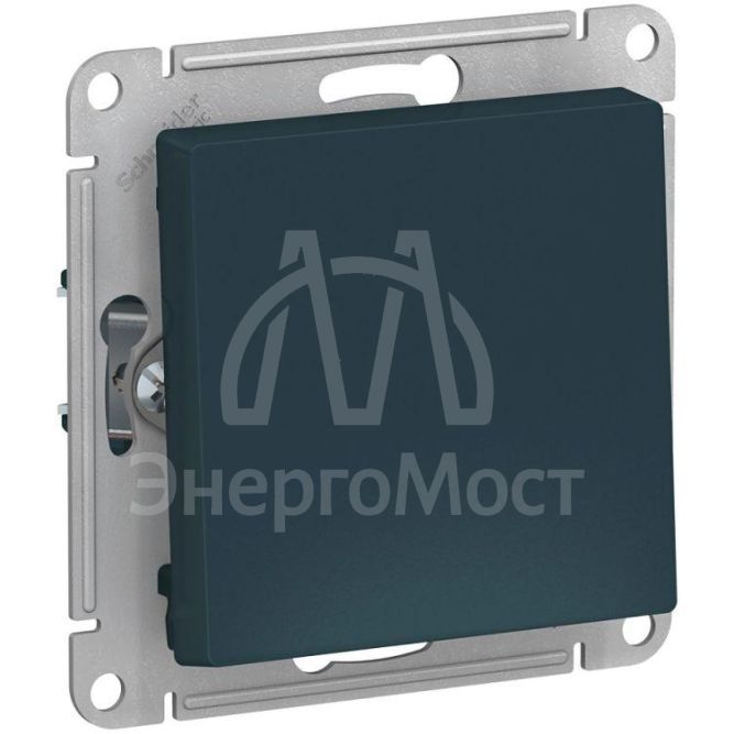 Механизм выключателя 1-кл. СП AtlasDesign 10А IP20 (сх. 1) 10AX изумруд SchE ATN000811