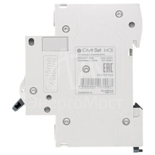 Выключатель автоматический (АВ) С 50А 1P 4.5кА 230В City9 Set SE C9F34150