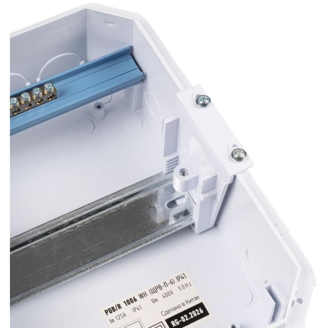 Бокс модульный встраив. PDB/R 1006 WH (ЩРВ-П- 6) IP41 пластик. Pro JazzWay 5071735