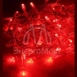 Гирлянда светодиодная 50LED провод 6.5м 8 режимов мигания Космос KOC_GIR50LED_R