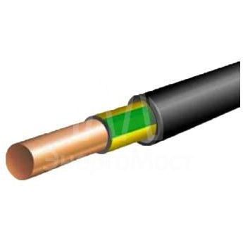Кабель ВВГнг(А)-LS 1х4 ОК Ж/З 0.66кВ (бухта) (м) АЛЬФАКАБЕЛЬ 65703
