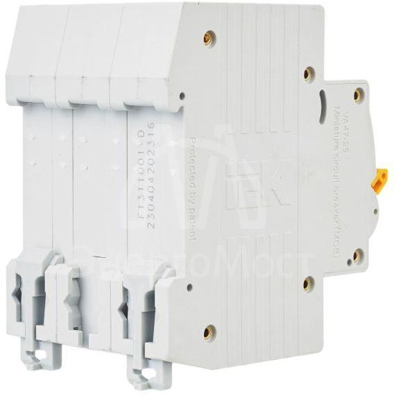 Выключатель автоматический модульный 3п D 16А 4.5кА ВА47-29 IEK MVA20-3-016-D
