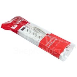 Удлинитель с сетевым фильтром 6х3м с заземл. 16А IP20 Блокбастер XL 3.2кВт ПВС 3х1 с выкл. PROxima EKF UFA16-310-6-03