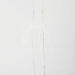 Гирлянда светодиодная &amp;quot;Роса&amp;quot; с крупными каплями 2м 20LED бел. 0.1Вт IP20 элементы питания 2хCR2032 (в компл.) Neon-Night 302-005