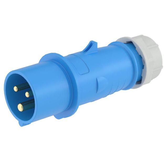 Вилка эл. каб. 16А 2P+E 230В IP44 DKC DIS2131633