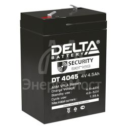 Аккумулятор для прожекторов 4В 4.5А.ч Delta DT 4045
