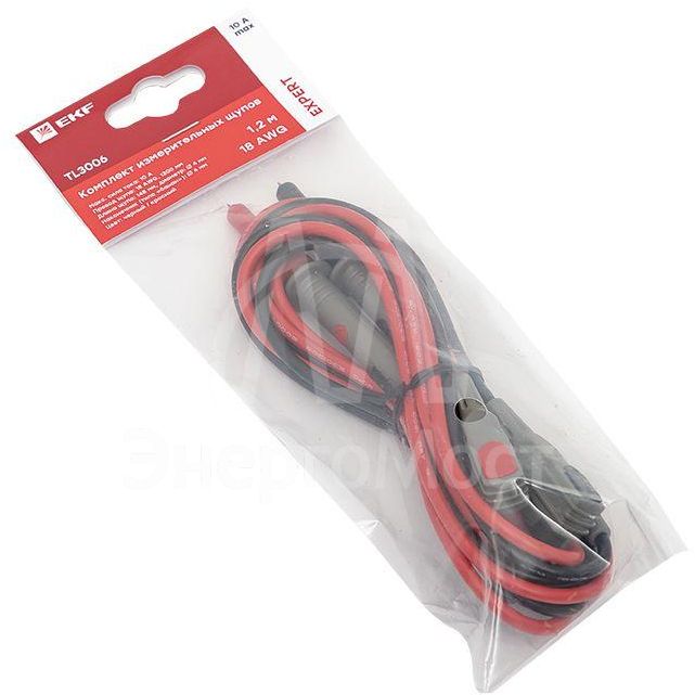 Комплект измерительных щупов TL3006 (1.2м) (18AWG) Expert EKF TL3006