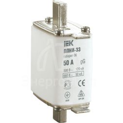 Вставка плавкая ППНИ-33 10А габарит 00 IEK DPP10-010