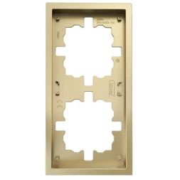 Рамка 2-мест. горизонт. ZIMA зол. LEZARD 704-3600-147