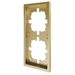 Рамка 2-мест. горизонт. ZIMA зол. LEZARD 704-3600-147