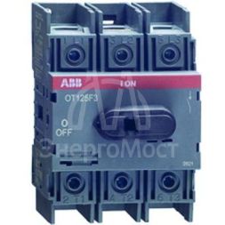 Рубильник 3п OT100F3 100А (80А AC23) ABB 1SCA105004R1001