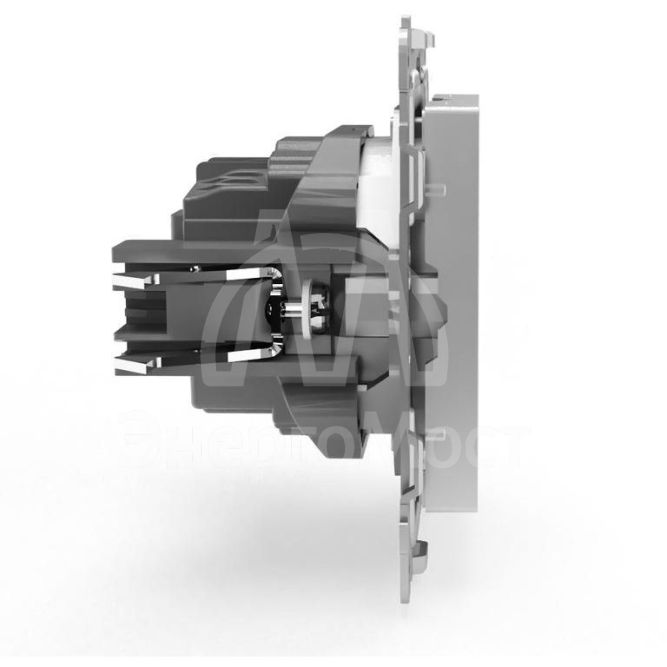 Розетка 1-м СП Pixel 16А IP20 с заземл. защ. шторки механизм алюм. TOKOV ELECTRIC TKE-PX-R1ZSF-C03