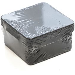 Коробка распределительная ОП 70х70х40мм двухкомпонентн. безгалоген. (HF) для прямого монтажа черн. Промрукав 60-0200-9005