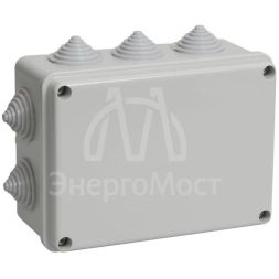 Коробка распаячная ОП 150х110х70 IP44 KM41241 (10 каб.ввод.) IEK UKO10-150-110-070-K41-44