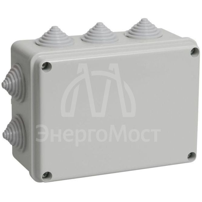 Коробка распаячная ОП 150х110х70 IP44 KM41241 (10 каб.ввод.) IEK UKO10-150-110-070-K41-44