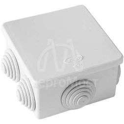Коробка распределительная ОП 70х70х40мм IP44 бел. ГУСИ С3В76 Б Евро