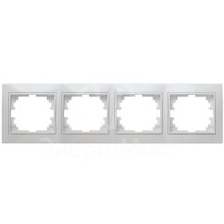 Рамка 4-м СП Plano 1-504-01 гор. бел. Intro Б0027629