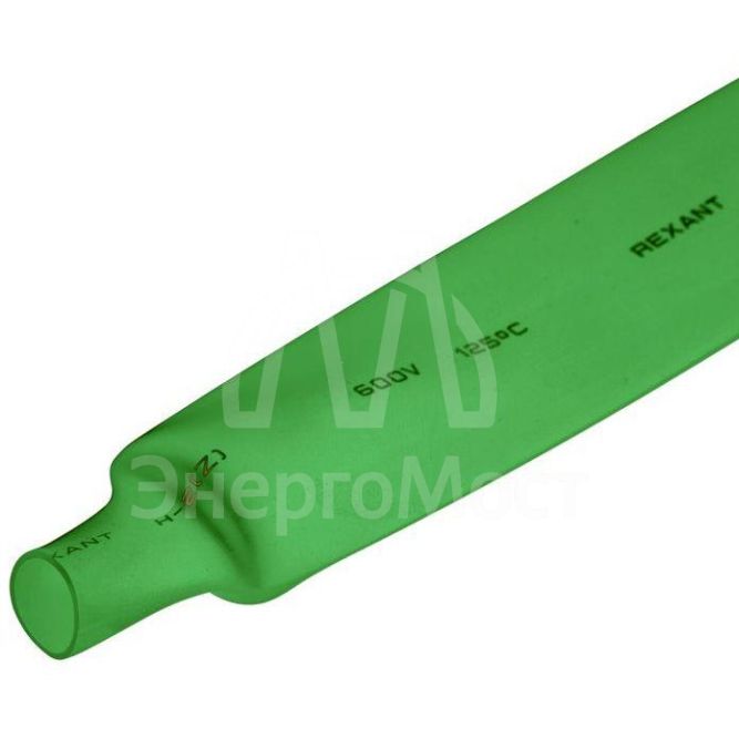 Трубка термоусадочная 20.0/10.0 1м зел. REXANT 22-0003