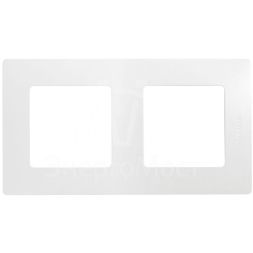 Рамка 2-м Etika бел. Leg 672502